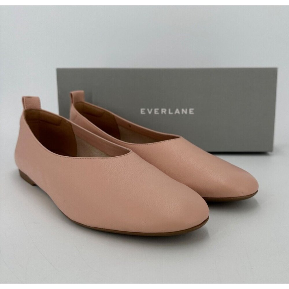 Everlane Italian Leather Day Glove Flats Pale Pink/Ballerina 10.5 Women's Career